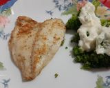 Foto del paso 4 de la receta Dorada y brócoli con salsa de yogur. Airfryer y microondas