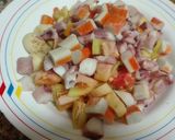 Foto del paso 2 de la receta: Ensalada de pimientos rojos y pulpo