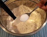 A picture of step 2 of Filipino pan de coco.