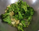 A picture of step 3 of Broccoli Potato Matar ki Sabji.