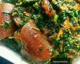 A picture of step 4 of Edikang ikong.