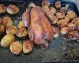 A picture of step 2 of Roast Chicken with Oven-Roasted Potatoes.