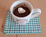 Foto del paso 4 de la receta: Mug cake de espelta y café ☕ Tortita en taza ♥