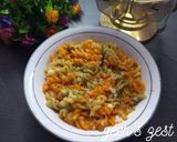 A picture of step 4 of Tricolour Fusili.