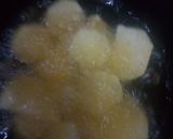A picture of step 1 of Fried sweet potato with sauce.