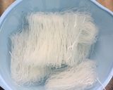 Hình bước làm 1 của món Miến xào