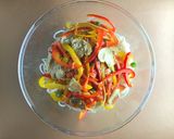 A picture of step 8 of Stir-Fry Noodle Salad.
