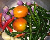 Foto langkah ke 1 dari resep Sambal teri cabe hijau.