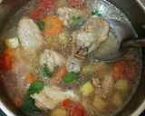 รูปขั้นตอนการทำที่ 5 ของ ซุปไก่มันฝรั่ง