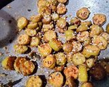A picture of step 5 of Kundru Peanut and sesame seeds sabzi.