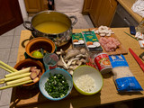 Tom Kha leves (Thai kókuszleves) csirkével és/vagy garnélával