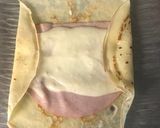 Une image de l'étape 3 de Crêpes jambon béchamel / Ficelle picarde.