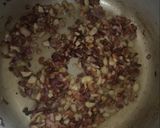 A picture of step 3 of Beef pilau served with kachumbari.