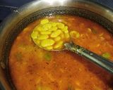 A picture of step 6 of Lima beans sabji.