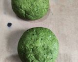 A picture of step 6 of Palak Aata Namkin.
