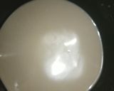 A picture of step 1 of Tofu(Awara and sauce).