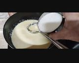 A picture of step 4 of Kesar Rose Kalakand using Alum powder.
