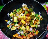 A picture of step 3 of Veg Handi Dum Biriyani.