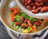 A picture of step 2 of Rajma Rice.