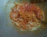 Foto langkah ke 2 dari resep Cumi petai campur buncis kuah saus tiram.