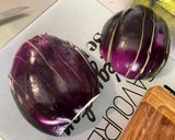 Une image de l'étape 7 de Éventails d'aubergine italienne aux deux jambons, tomates et girolles.