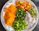 A picture of step 2 of Jowar uttapam.
