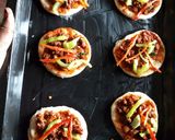 A picture of step 14 of Mini cheeseless pizza.