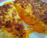 Foto del paso 8 de la receta: 186.🍔Hamburguesas de pollo, zanahoria y mozzarella, rellenas de queso Cheddar🧀