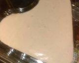 A picture of step 8 of Strawberry Love Cheesecake.