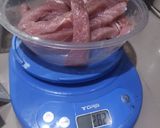 Foto langkah ke 1 dari resep Tuna rol bumbu kacang menu diet.