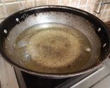 A picture of step 3 of Dahi bhalla chat.