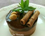 Φωτογραφία βήματος 10 της συνταγής Cheesecake με Πραλίνα Φουντουκιού και Πουράκια Σοκολάτας