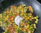 A picture of step 5 of White Sauce Penne Pasta.
