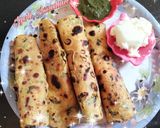 A picture of step 4 of Thepla(Besan methi na thepla).