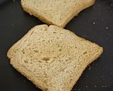 A picture of step 1 of Methi cheese Sandwich.