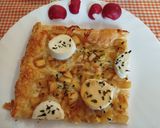 Foto del paso 8 de la receta: Hojaldre con manzanas y quesos rallado y queso de cabra