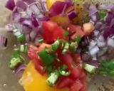 A picture of step 3 of 10 mins Hara lehsan Omelette (green garlic omelette).