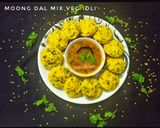 A picture of step 9 of Moong Dal Mix Veg Idli.