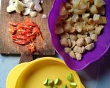 Foto langkah ke 2 dari resep Oseng Kikil Bakso pete.