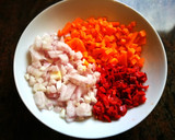 Foto del paso 1 de la receta: Arroz con carne de conejo y hortalizas