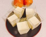 Hình bước làm 3 của món Panna Cotta Mật Ong& Thạch Trái Hồng