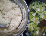 Foto langkah ke 4 dari resep Leek Puree with Baked Vis (Puree daun prei dan Ikan Alaska).