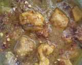 A picture of step 4 of Yum prawn curry.
