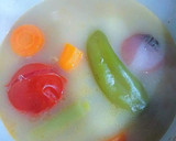 Foto del paso 3 de la receta: Sopa de besugos con gambas frescas pequeñas