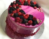 Málnás csoki mousse torta recept fázis 11 fotója