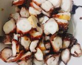 Hình bước làm 2 của món Bạch tuộc nướng sate