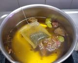 A picture of step 2 of Kashmiri Kahwa.
