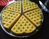 A picture of step 4 of Corn Cheese Waffles.