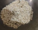 A picture of step 2 of Chura matar.