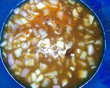 A picture of step 3 of Spicy red bean chaat.